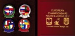 England Match Badges - EURO 2012 Ukraine Box Set