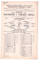 Darlington v Carlisle United - 1945/1946