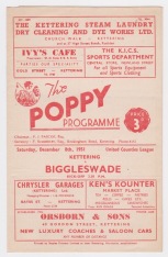 Kettering Town v Biggleswade Town - 1952/1953